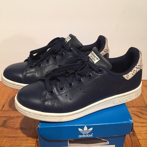 adidas stan smith navy leather